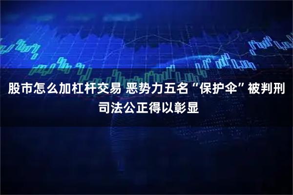 股市怎么加杠杆交易 恶势力五名“保护伞”被判刑 司法公正得以彰显
